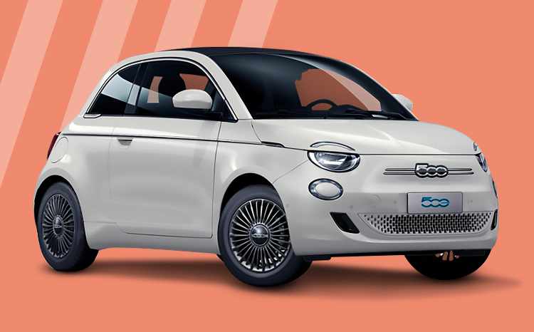 Fiat 500e Convertible Front 2024