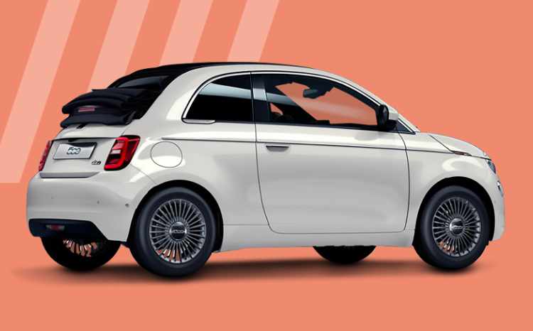 Fiat 500e Convertible Rear 2024