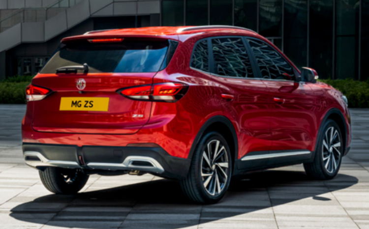 MG ZS Hybrid Rear 2025